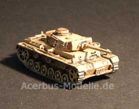 Panzer III sand front